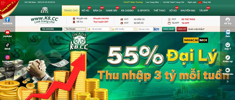 Địa chỉ trên trang fanpage chính thức của Hello88 đã được cập nhật - Hello88